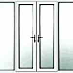 upvc french style doors in white pvcu