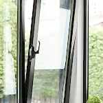 tilt and turn aluminium windows being manufactured